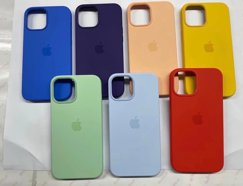 各种新颜色的 iPhone 13 硅胶保护套即将发布